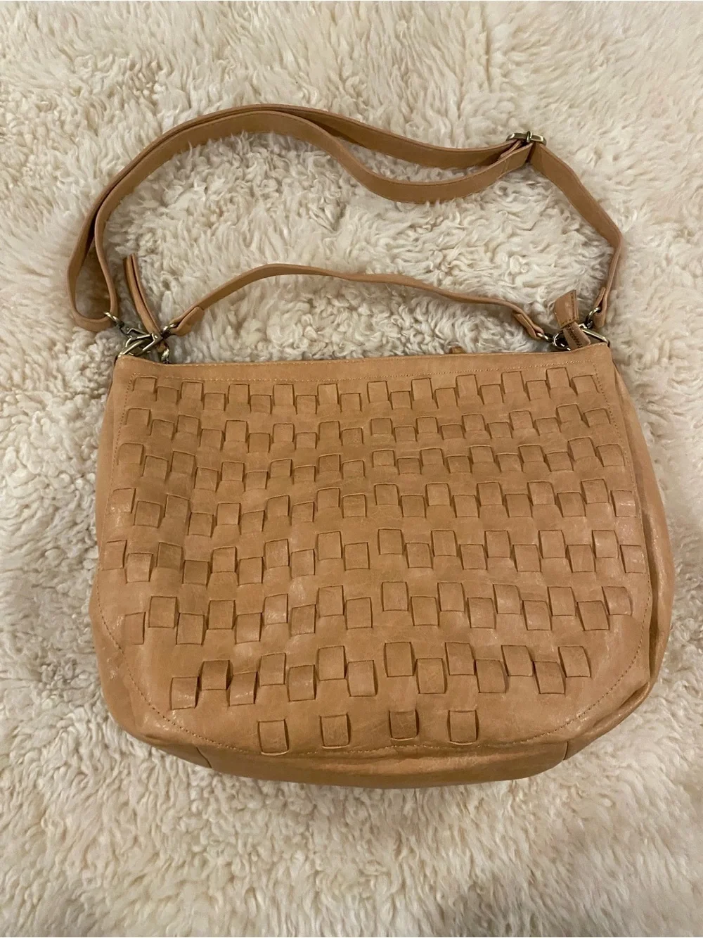 Kali Woven Slouchy Hobo Bag